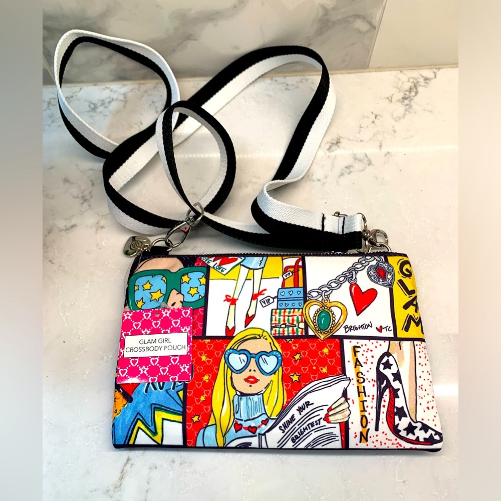 NEW Brighton Glam Girl Colorful Crossbody Pouch
